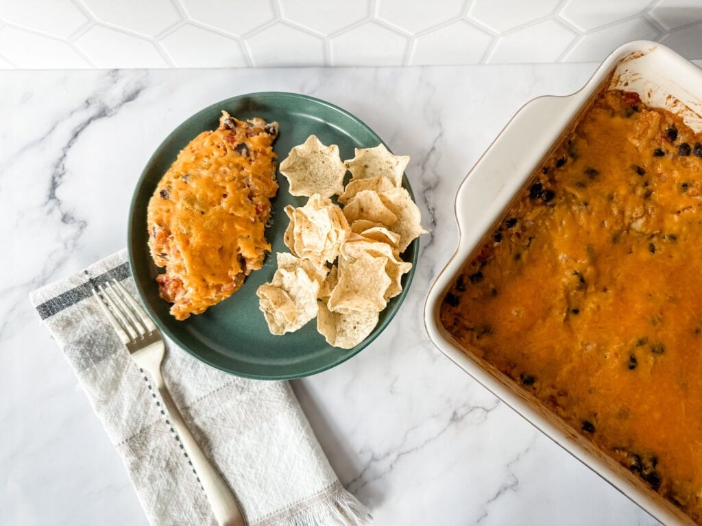Tex mex chicken casserole