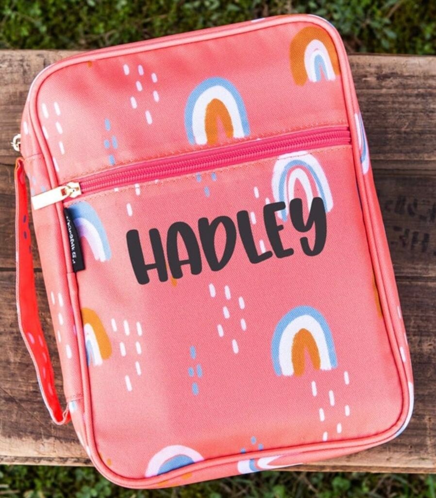 rainbow bible cover