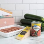Grilled Sausage Stuffed Zucchini Ingredients