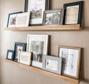 DIY Picture Ledge