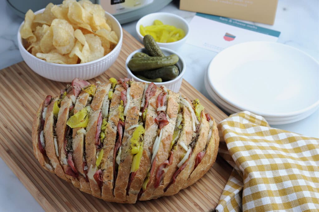 Ham and Cheese Melts in the Slow Cooker