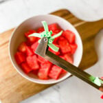 how to slice a watermelon using a gadget from amazon