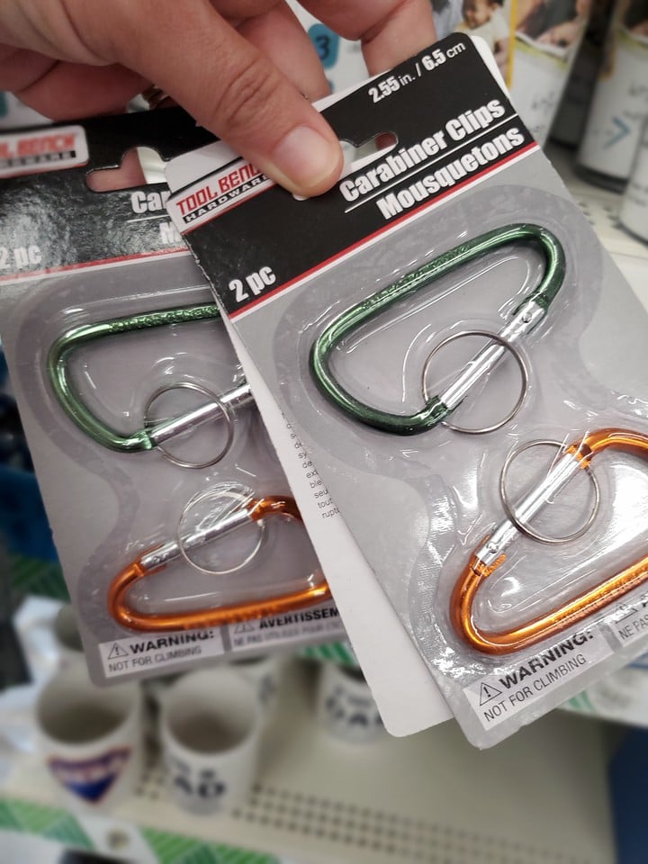 carabiner clips