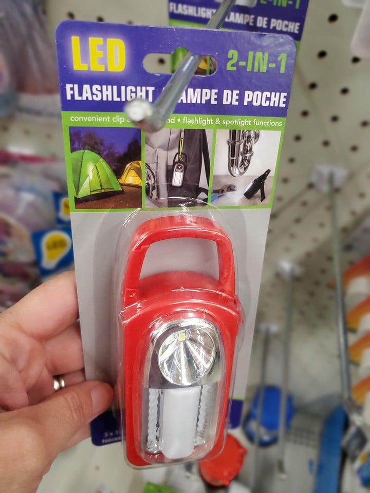 hanging flashlight