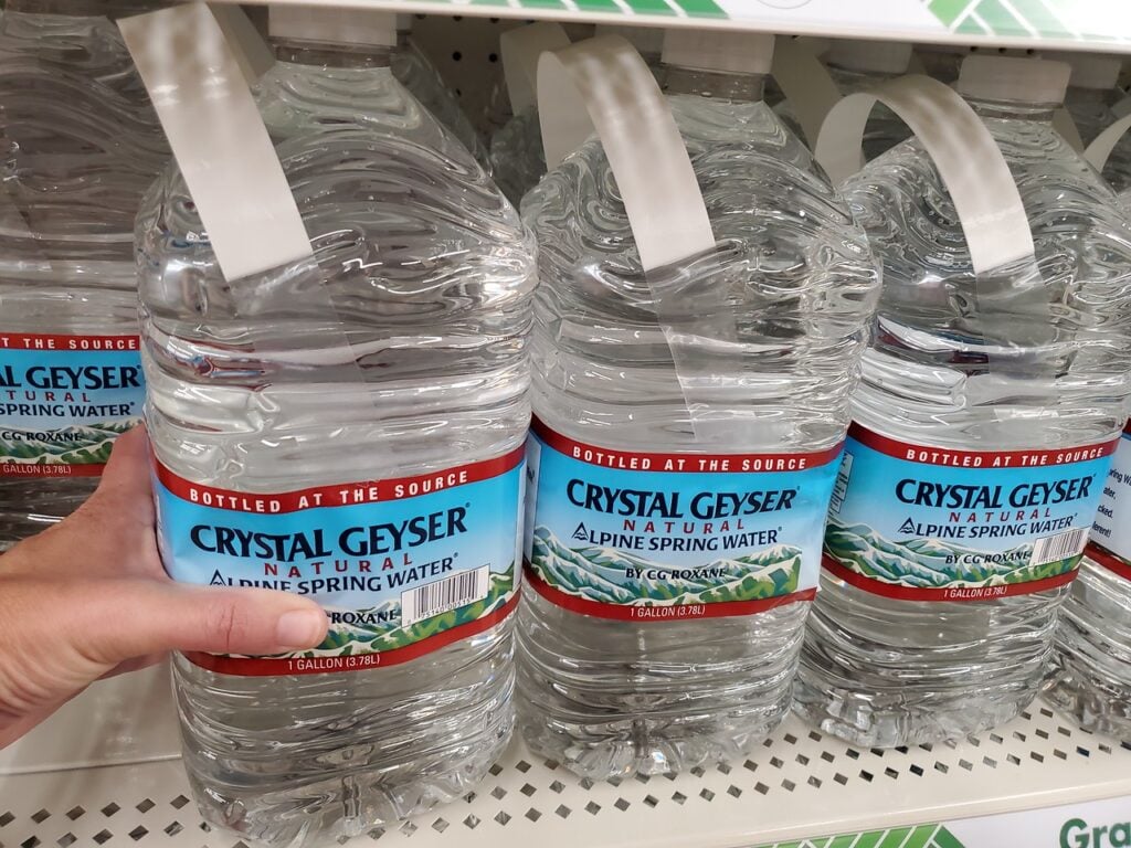 gallon water jugs