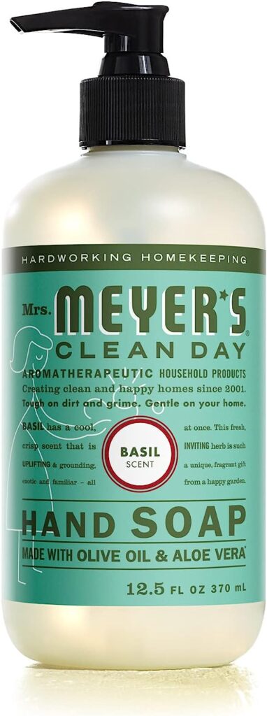 Mrs Meyer's Hand Soap Basil Scent