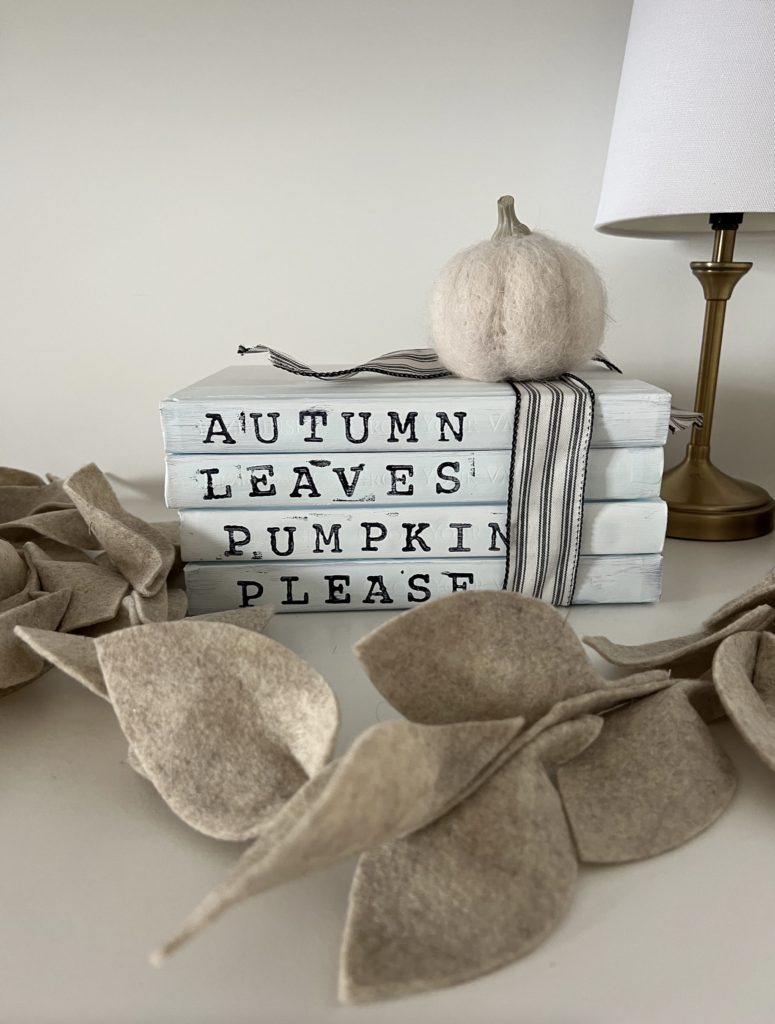 DIY Bookstack with Dollar Tree supplies 