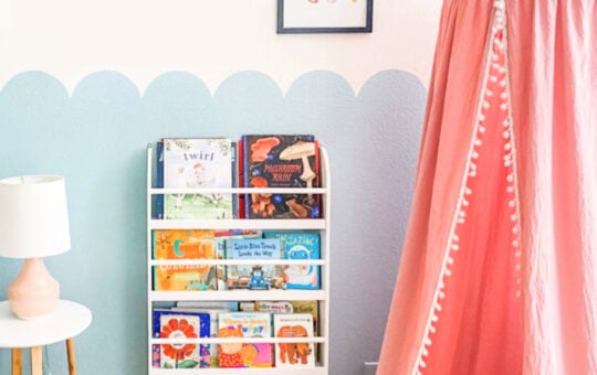 Scalloped Nursery Wall