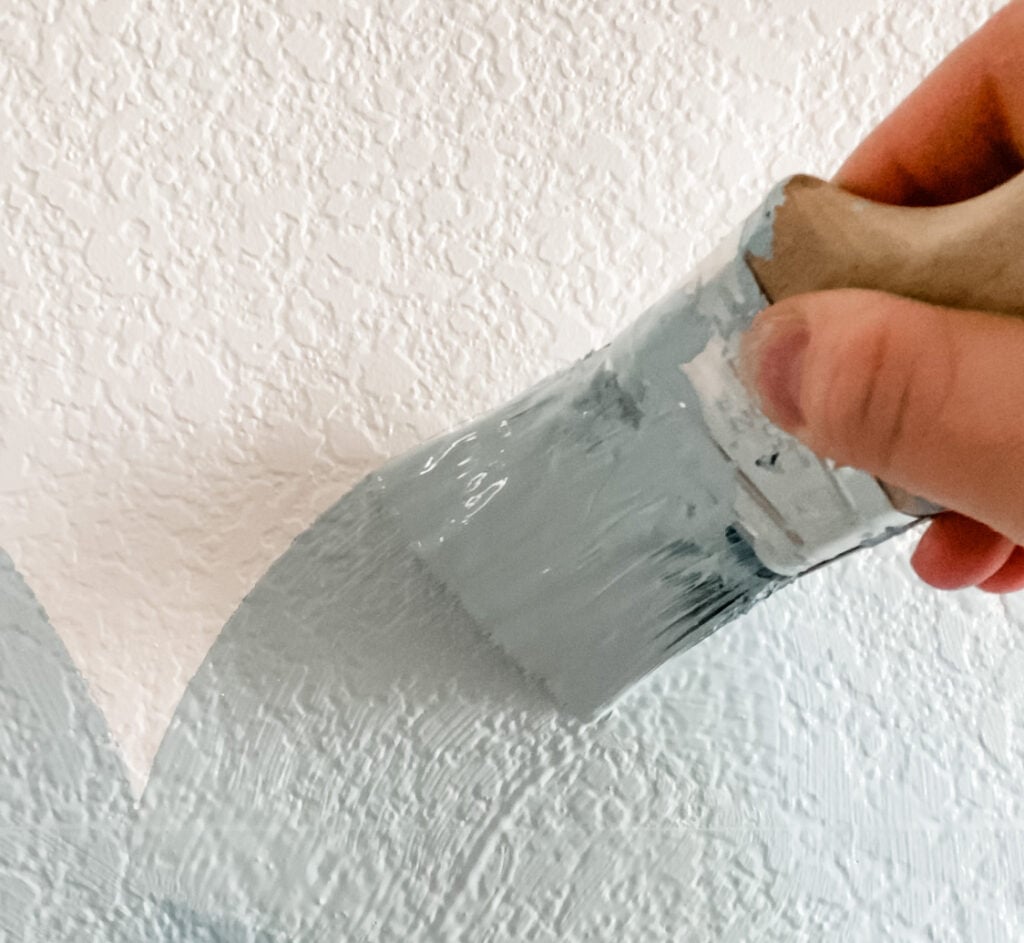 painting with paintbrush