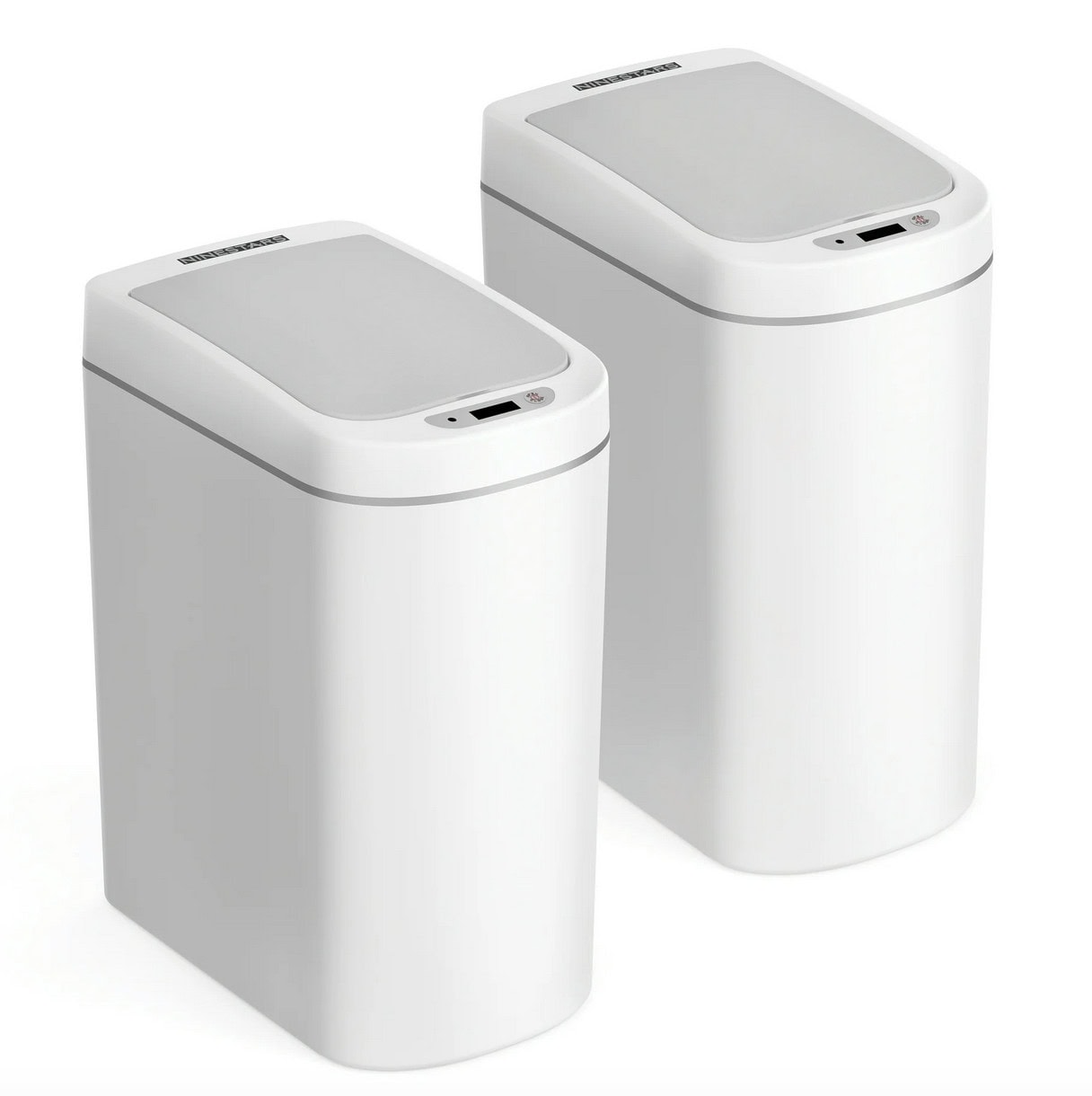 trash cans