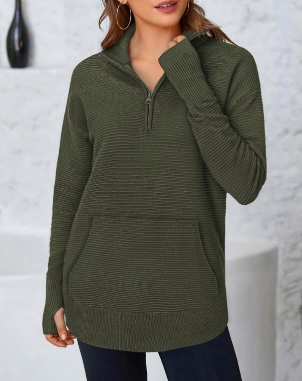 BTFBM Quarter Zip Sweater Sweatshirts