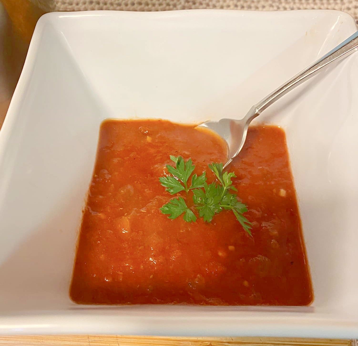 tomato soup homemade in crock pot 