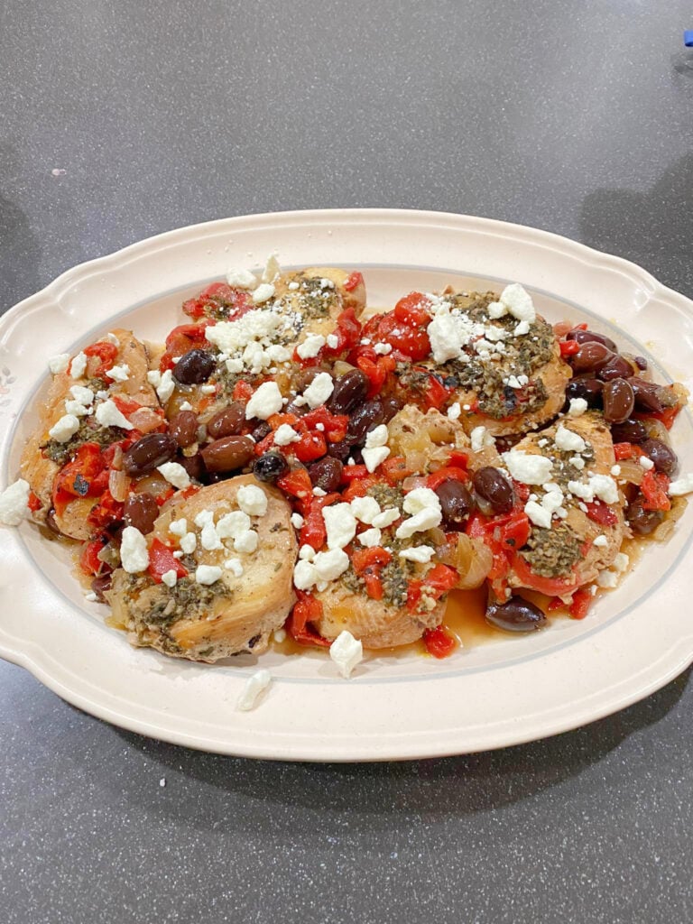 Crockpot Mediterranean Chicken