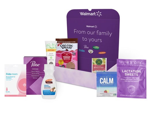 postpartum box from walmart 