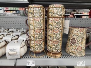 BHG floral stacking mugs walmart fall decor