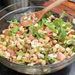 Delicious Garbanzo Bean Greek Salad
