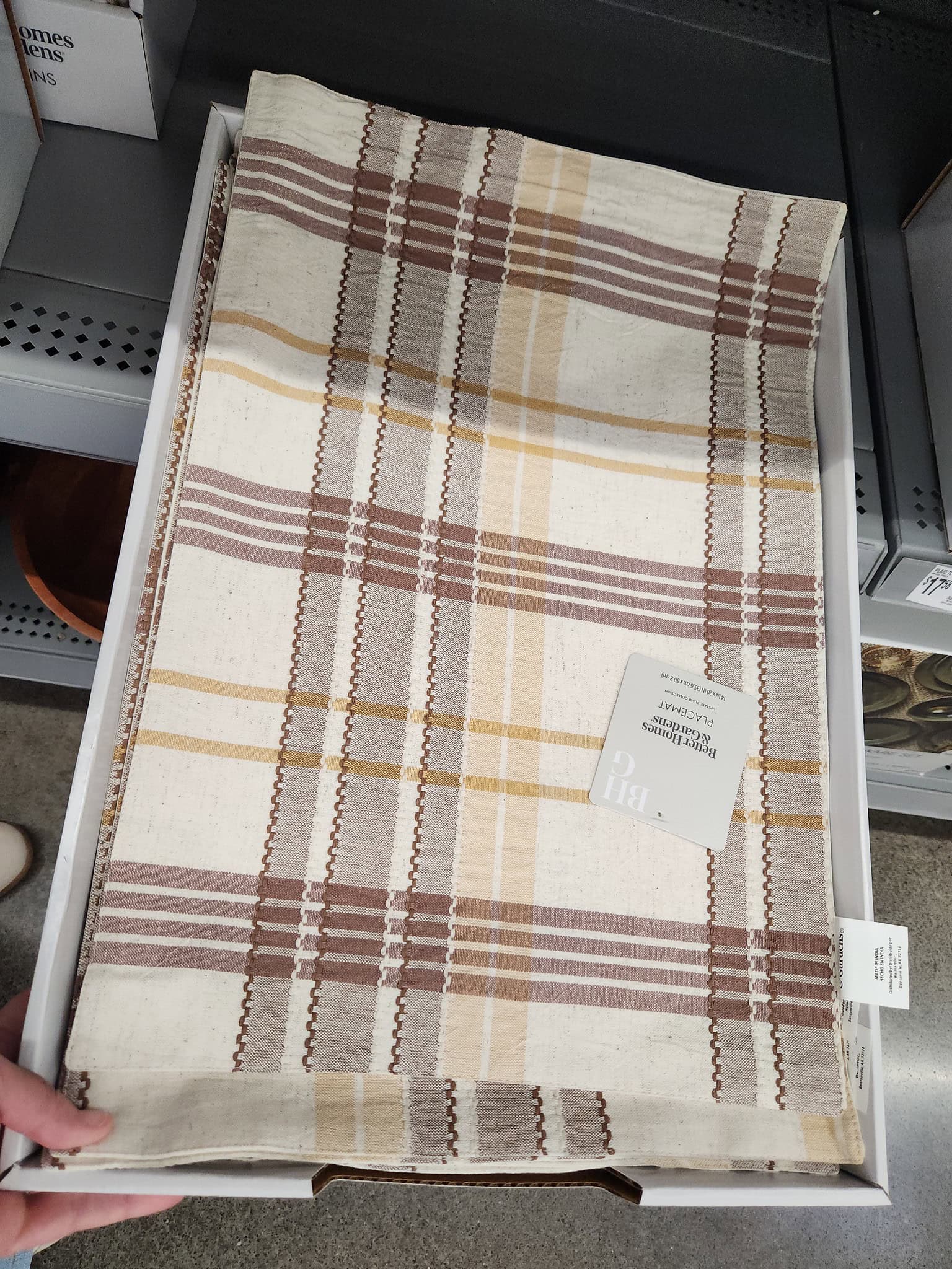 brown gingham placemat walmart fall decor brown gingham placemat walmart fall decor
