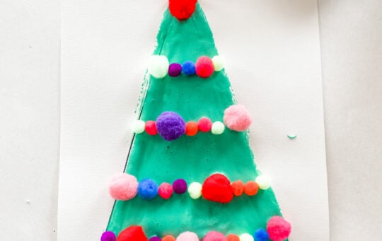 puffy paint christmas craft