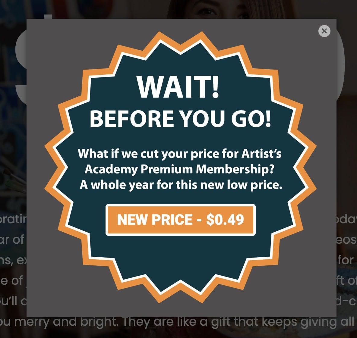 artist academy popup