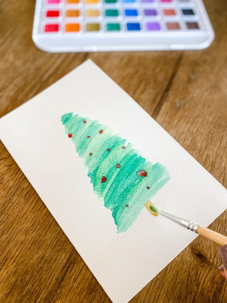 Christmas tree cards