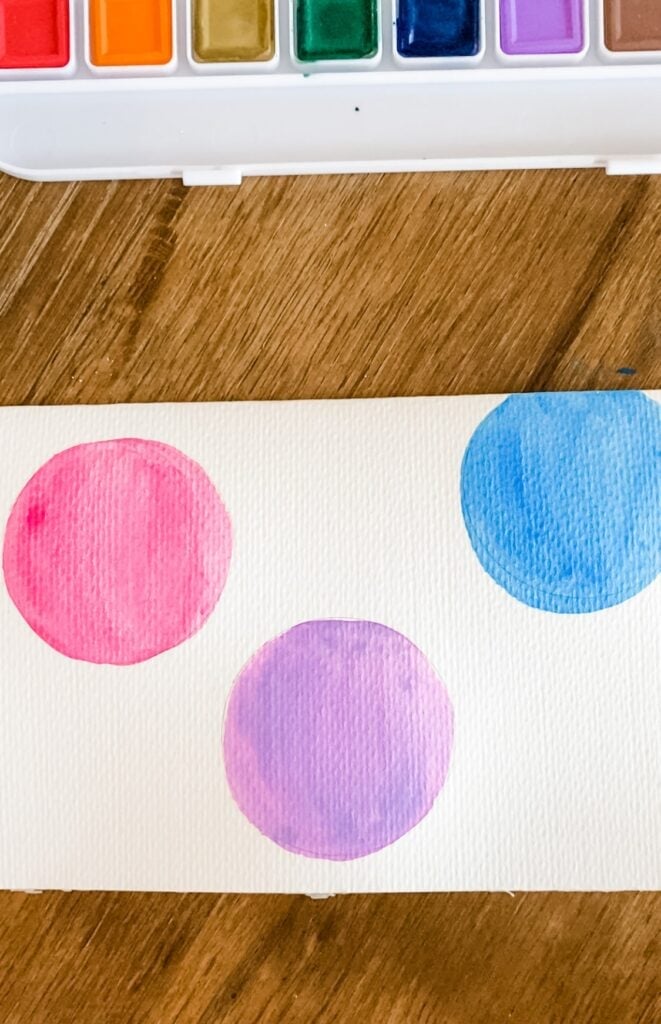 painting watercolor cards