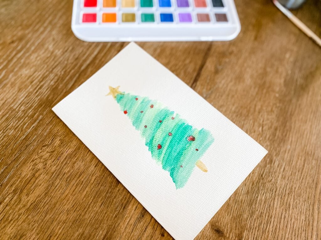 watercolor card