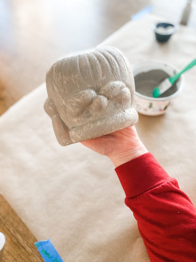 pottery barn dupe santa first coat