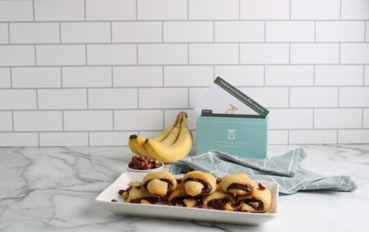 Hazelnut and Banana Stuffed Crescents Final Box 12