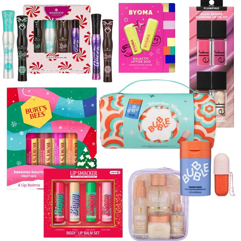 various beauty gift sets