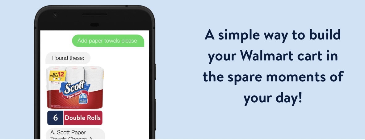 walmart grocery list from your phone