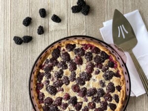 Blackberry Cream pie