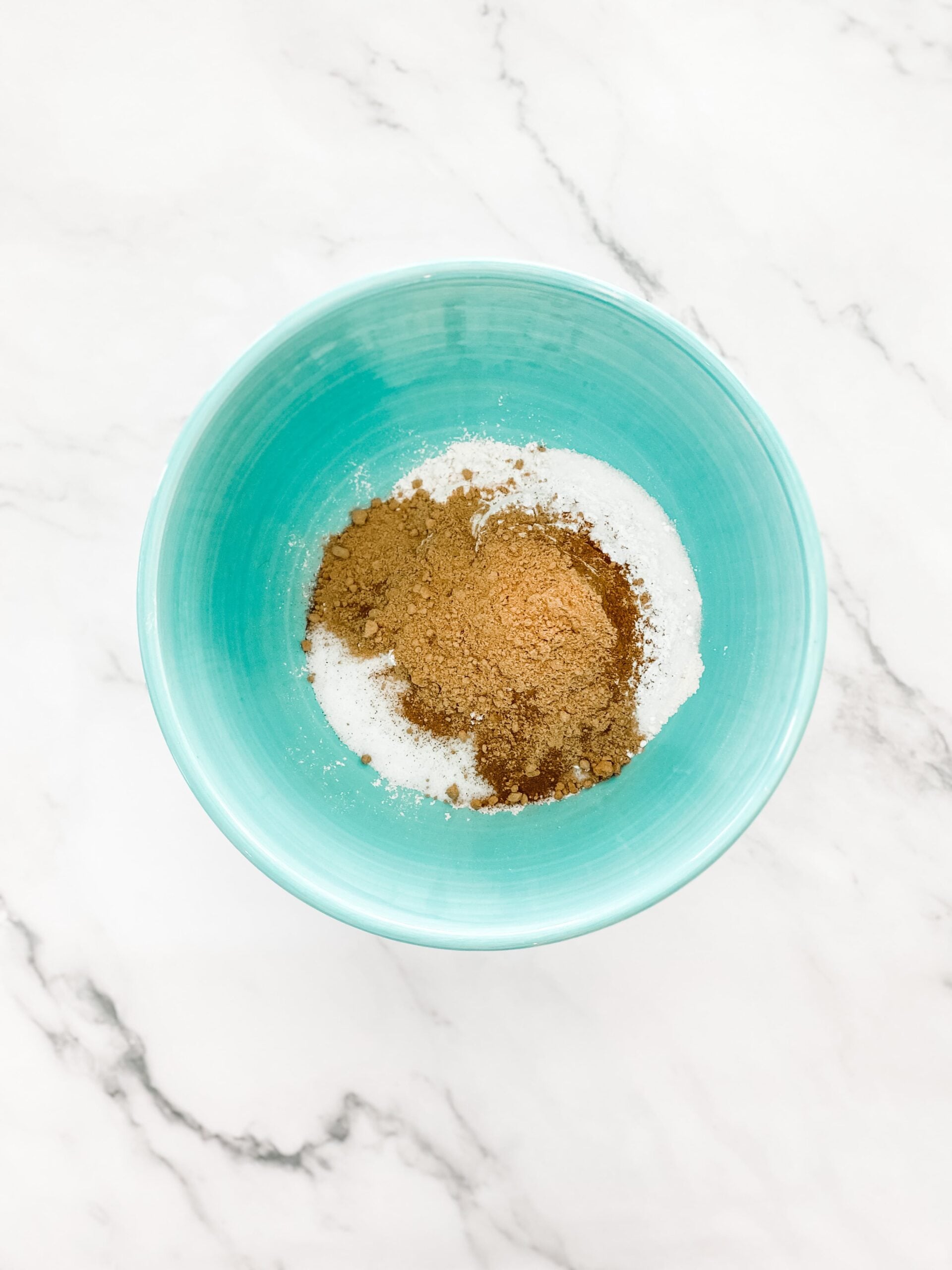 ingredients in mixing bowl