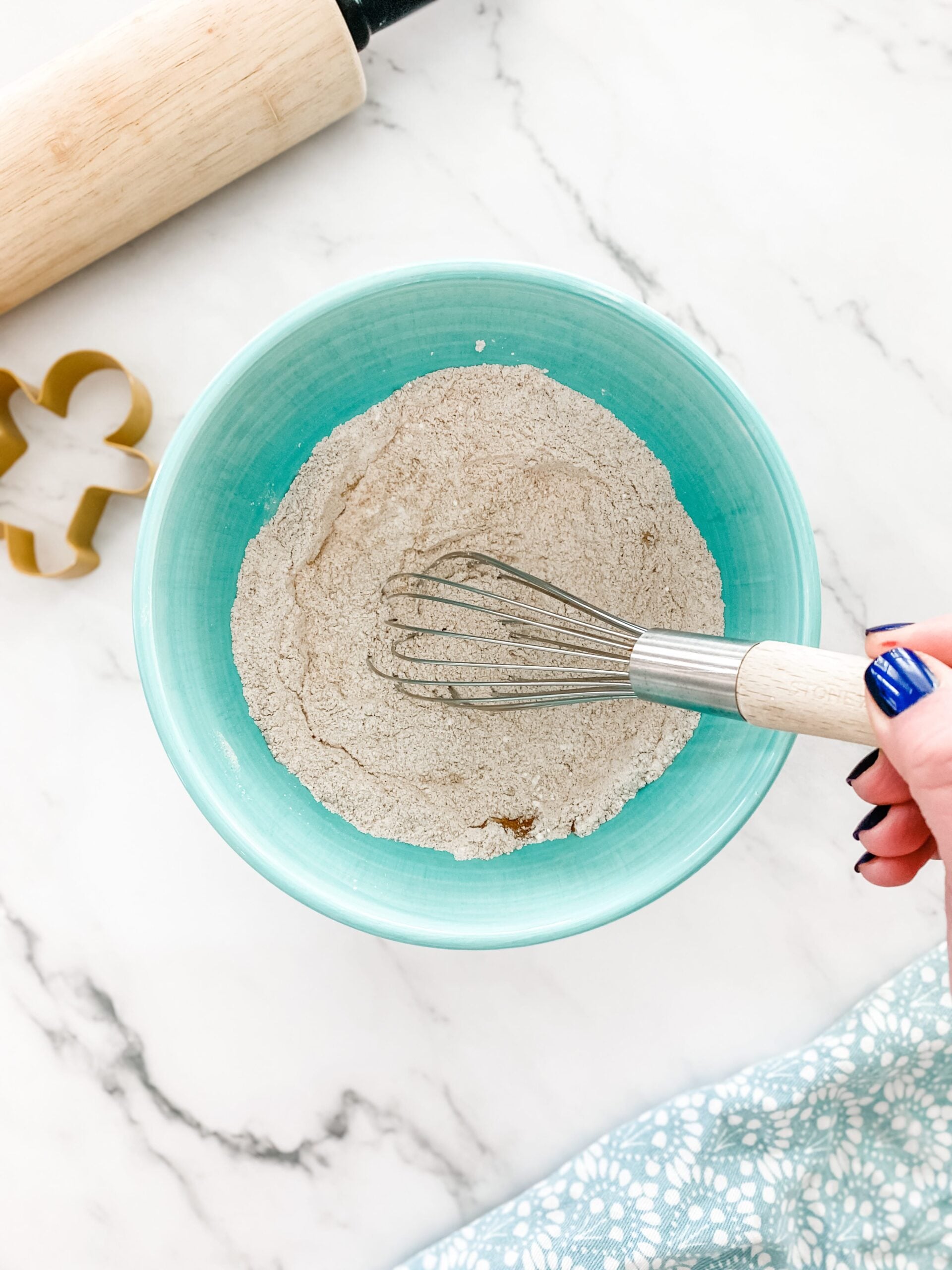 homemade play dough ingredients in bowl