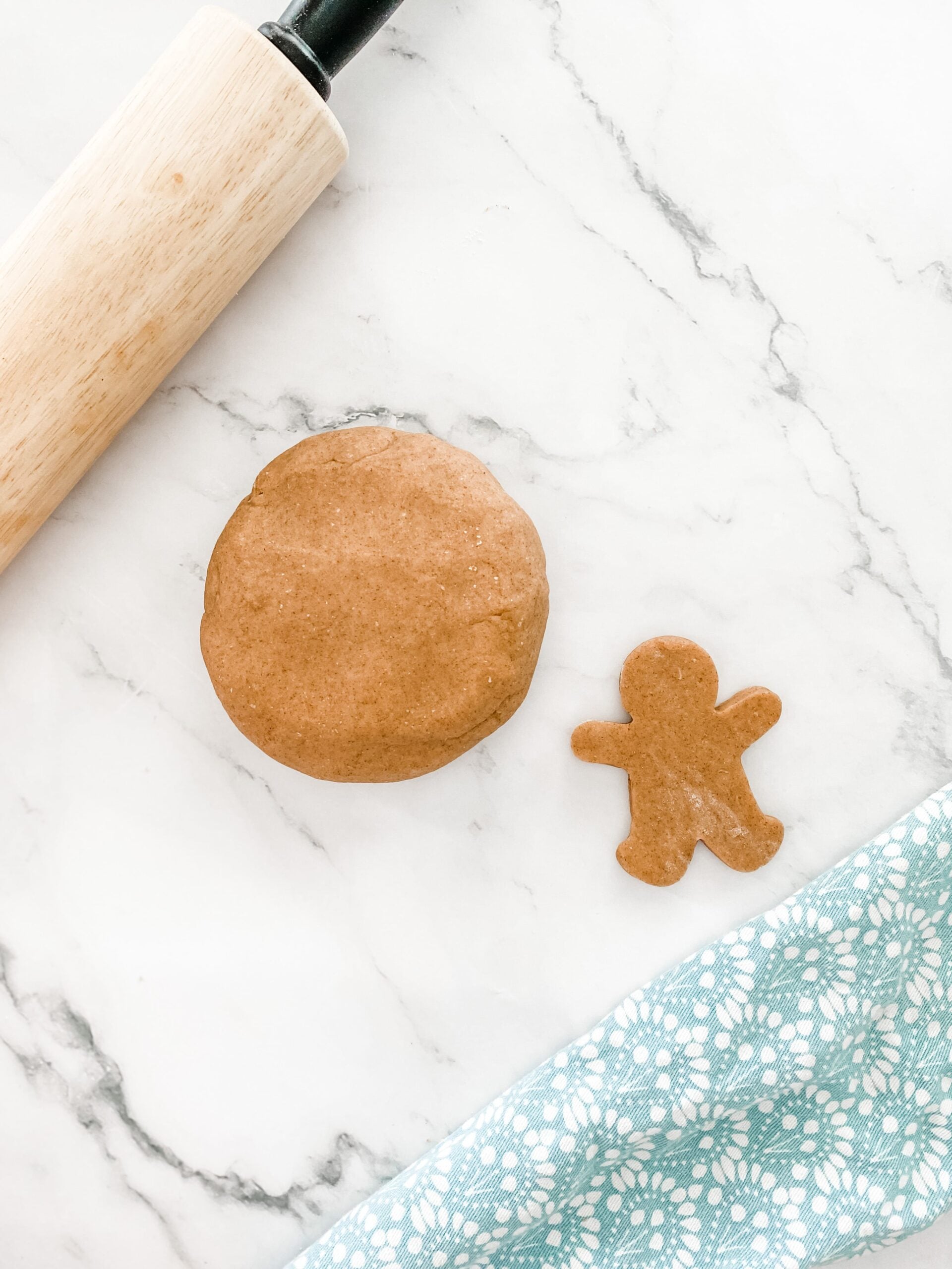 gingerbread play dough at home 