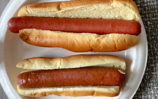 costco sams hot dog