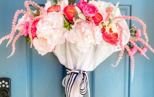 DIY Spring Umbrella Wreath