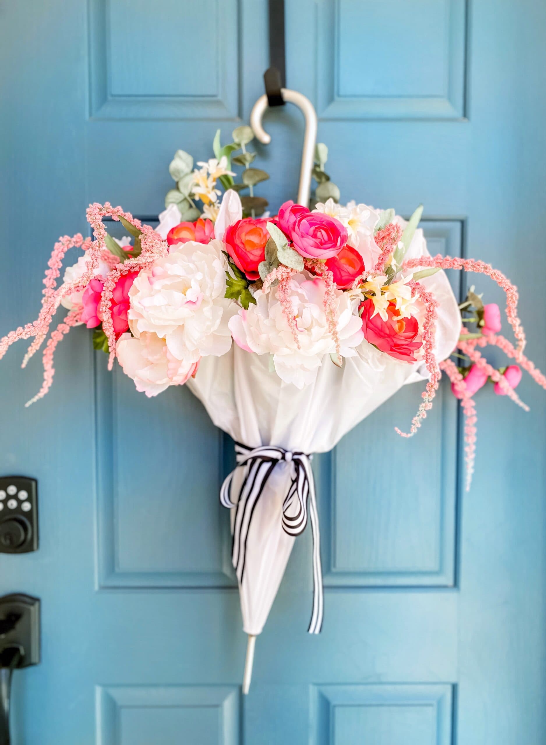 Spring umbrella wreath 