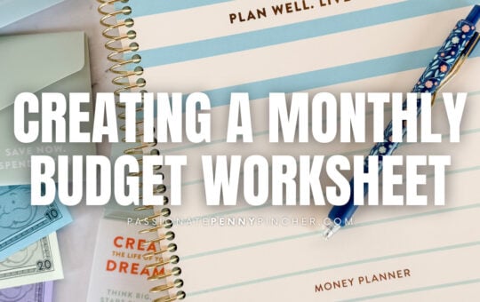 Creating a Monthly Budget Worksheet PPP