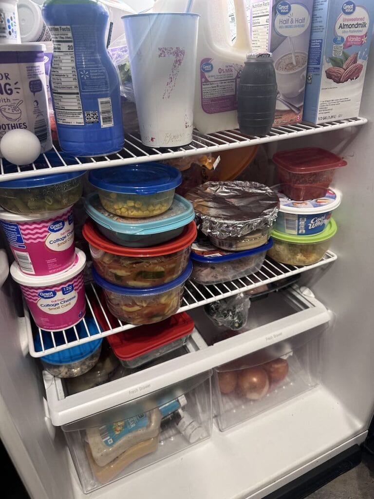 Refrigerator Before Organization