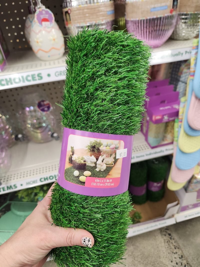 dollar tree grass runner 
