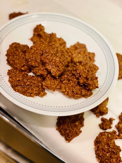 No Bake Cookies no bake cookies on plate