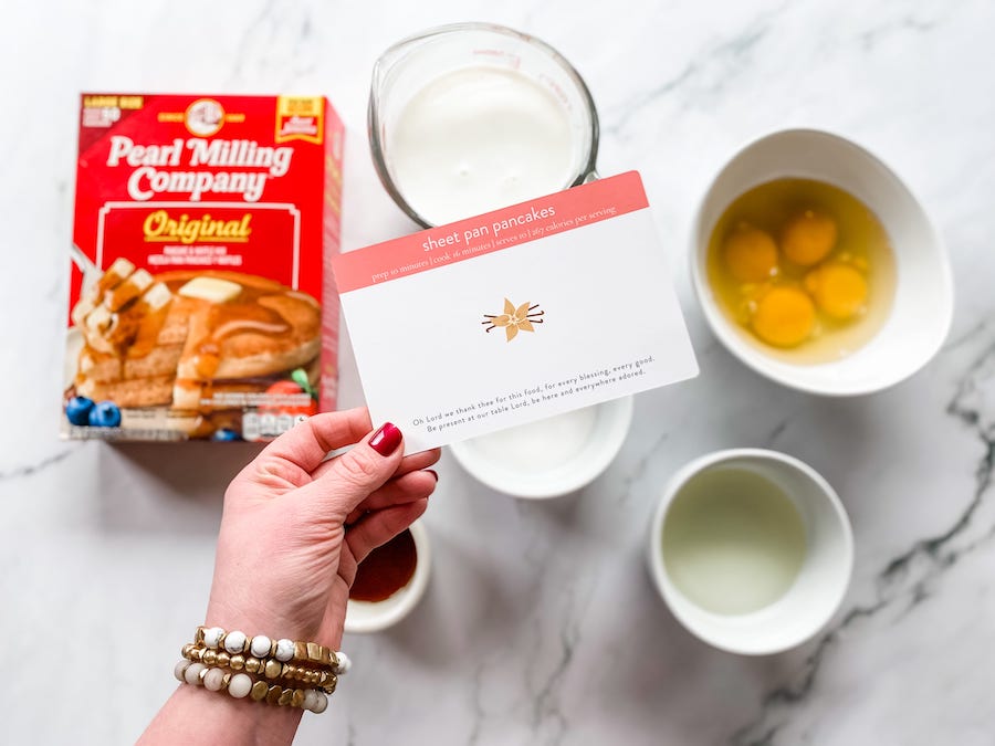 sheet pan pancakes from mix 