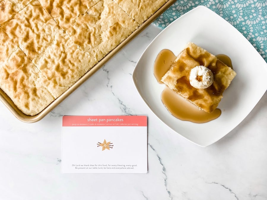 sheet pan pancakes from mix 