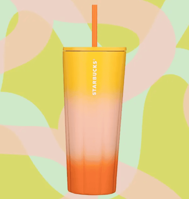 orange sherbet cold cup 