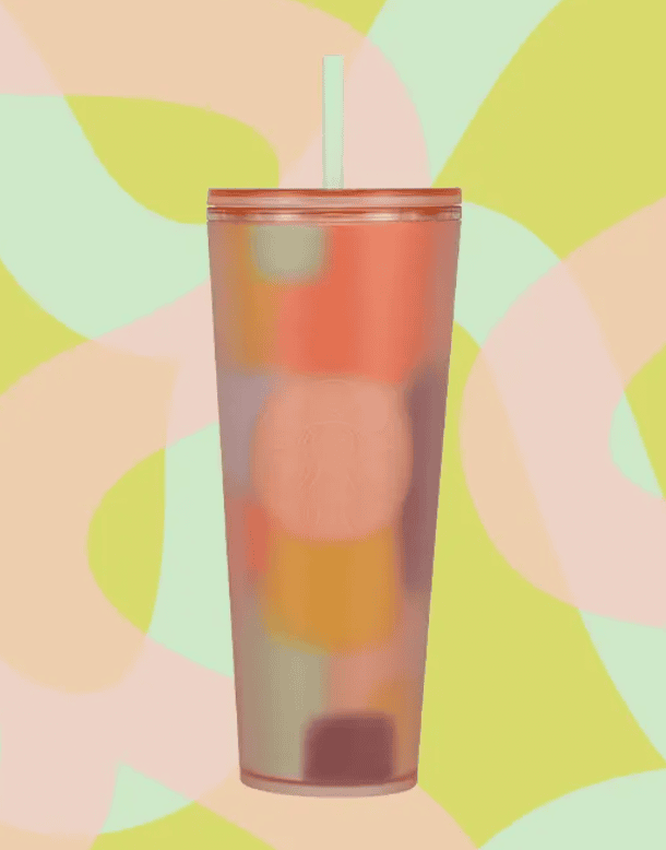 multicolor sherbet spring cup