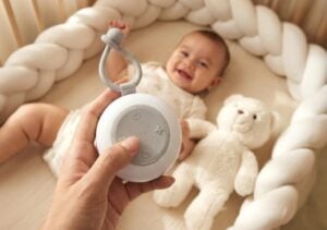 sympa Portable Baby Sound Machine with RGB Night Light