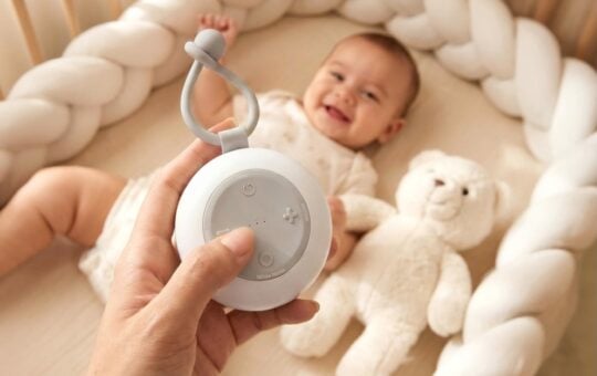 sympa Portable Baby Sound Machine with RGB Night Light
