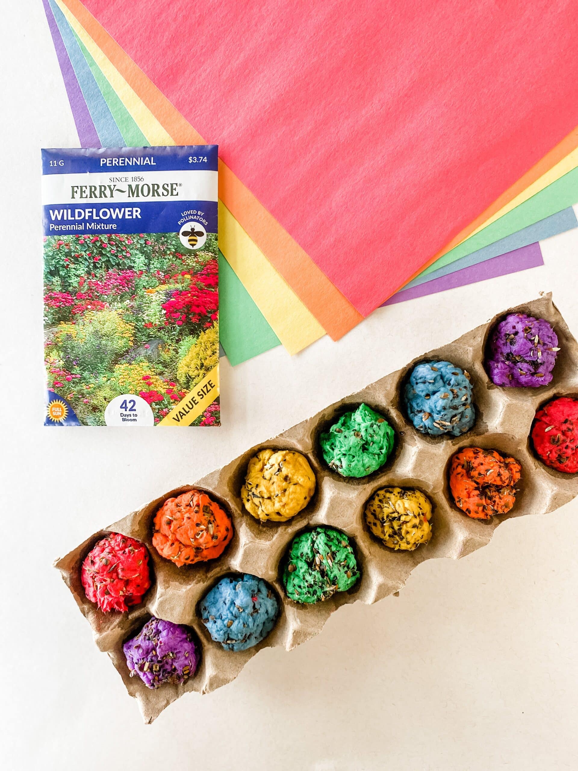 Wildflower seed bomb 