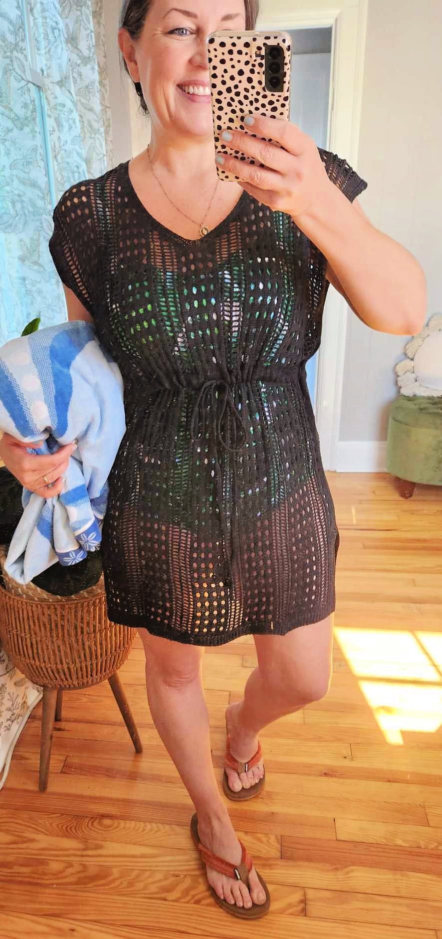 crochet swim suit cover up 