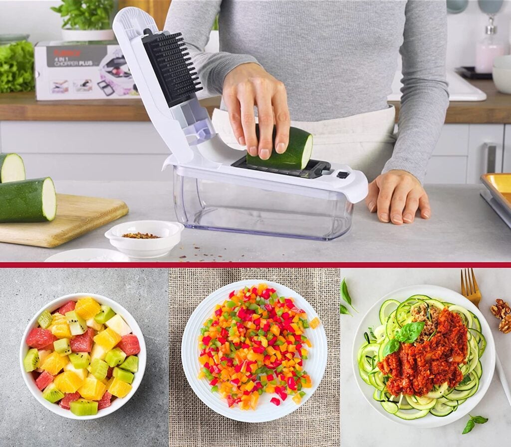 how to use veggie chopper for meal prep